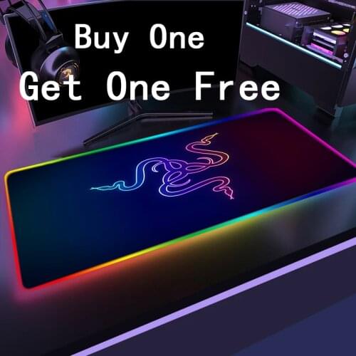 Large RGB Mouse Pad xxl Gaming Mousepad LED Mause Pad Gamer Razer Mouse Carpet Big Mause Pad PC Gamer Complete Mat with Backlit