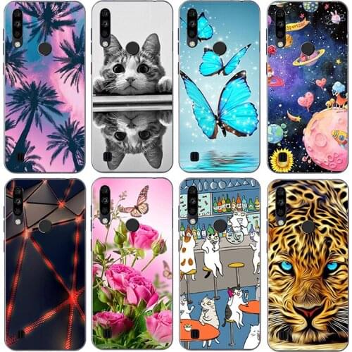 Phone case for ZTE Blade A7 2020 FingerPrint Case Silicon Soft phone cover for Blade A7 2020 FingerPrint Patterned Coque Funda
