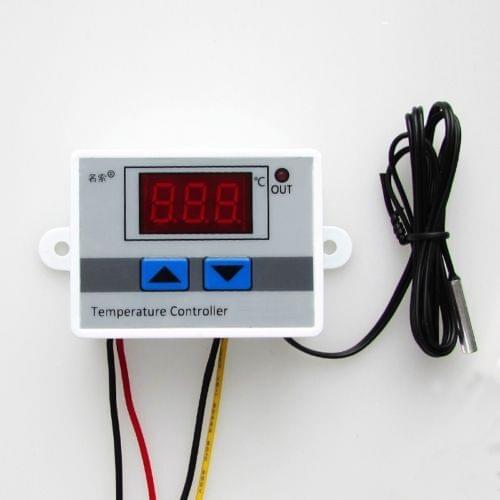 24V Digital LED Temperature Controller 10A Thermostat Control Switch Probe NEW S