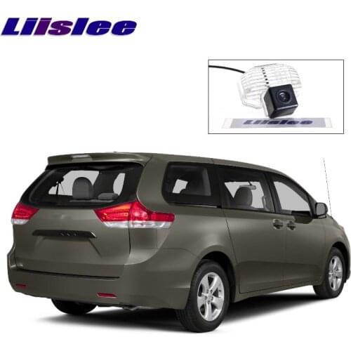 LiisLee Car CCD Night View Vsion Rear Camera For TOYOTA Sienna MK3 XL30 2010~2017 back up Reverse CAM