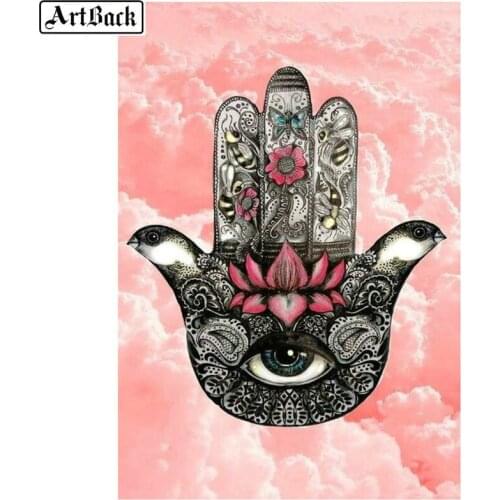 ARTBACK 5d diy diamond painting religious icon Buddhist full square drill 3d mosaic round rhinestone diamond embroidery