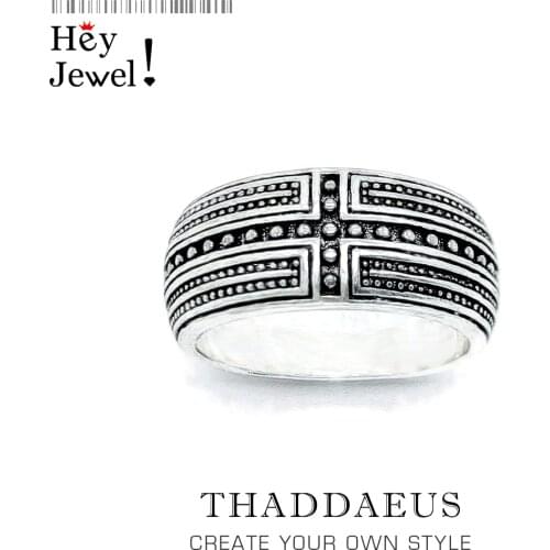 Band Ring Cross,Brand New Europe Style Vintage Fashion Jewerly For Women Men,2020 New Gift In 925 Sterling Silver,Super Deals