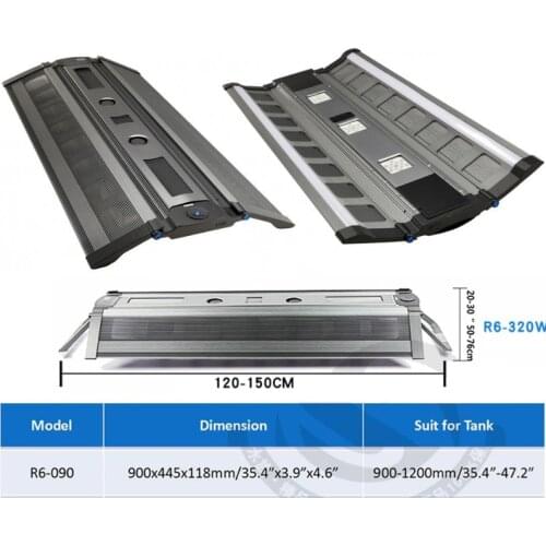 Maxspect R6-320W suitable for120-150cm tank Aquarium LED Lights FIXTURE Full Spectrum Aquarium coral LPS/sps lamp