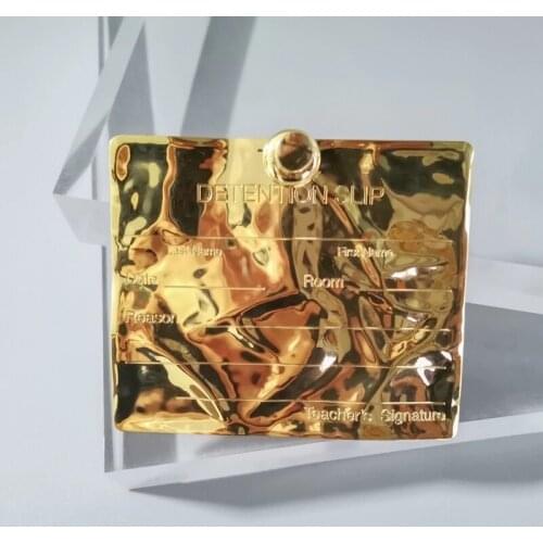 2020 New Punk Rock Fashion YOUNG Folds Badge Alphabet badge Decoration Brooch for Men Girls Women Jewelry