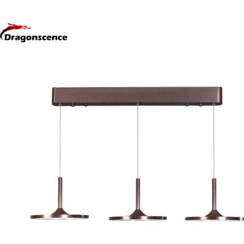 Dragonscence Minimalism Hanging Modern LED Pendant Lights personality suspension Pendant Lamp For Dining Room Bar office 1005-3