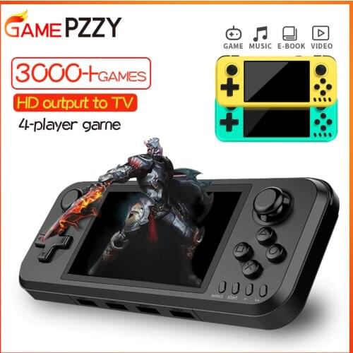 Portable Retro Video Game Console Support HD TV-out Handheld Game Player Support 4 Players 4 Inch Screen Download Games