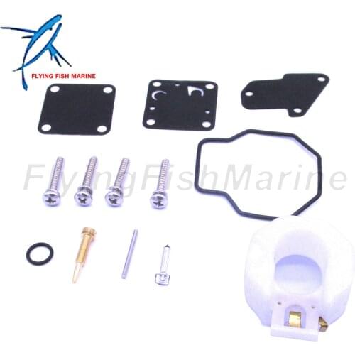 6E3-W0093 Boat Motor Carburetor Repair Kit for Yamaha Outboard Motor 4HP 5HP 4M 5M