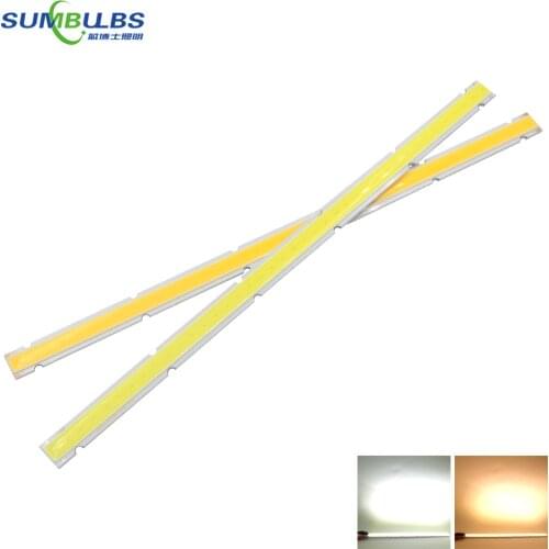 DC12V Warm Cool White COB LED Lamp Strip 1000LM 10W Super Bright 250MM Bar Lights 12V LED Lighting DIY Car Indoor Outdoor Bulbs