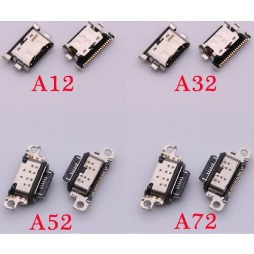2Pcs Type C Charger USB Charging Port Dock Connector For Samsung Galaxy A12 A32 A52 A72