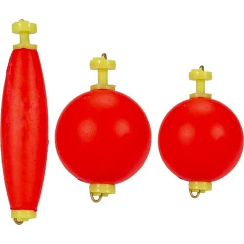 10pcs/lot Foam Fishing Floats Buoyancy EVA Soft Fishing Floats Ice Fishing Bobber Fishing Tackle Accessories