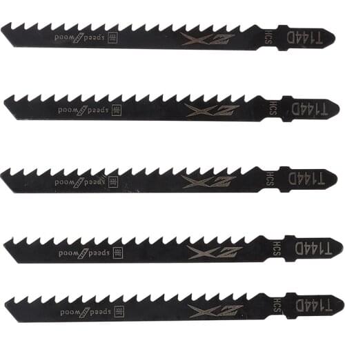 5Pcs/Set T244D T-Shank Jig Saw Blades Thick Teeth Woodworking Reciprocating Saw Blade