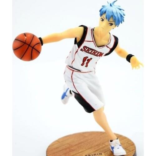 7'' Anime Action Figure Kurokos Basketball Plays Seirin 11 Tetsuya Kuroko basketball Club PVC Model Kids Collectible Doll Gift