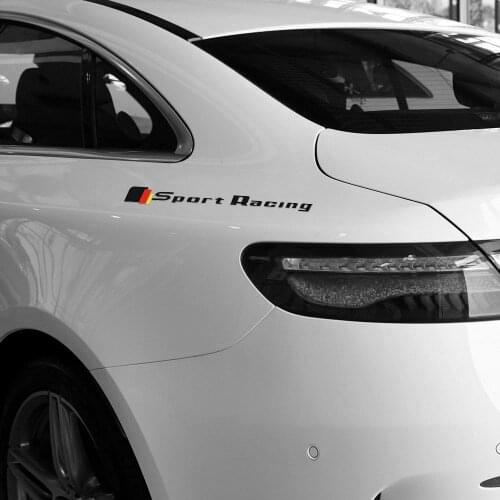 Car Styling Sport Racing Rear Fender Car Sticker and Decal for Mercedes Benz w204 w205 c63 gla45 w212 w117 w176 c117 Accessories