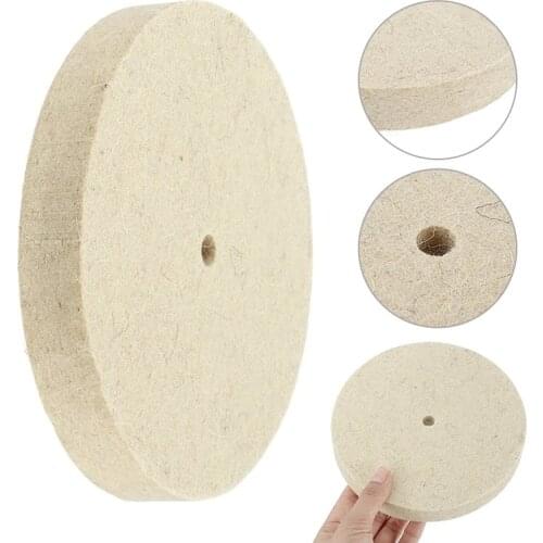 Efficient And Durable Grinding Polishing Buffing Round Wheel Pad Wool Felt Jade Metal Mirror Polishing Wheel Grinder Tool
