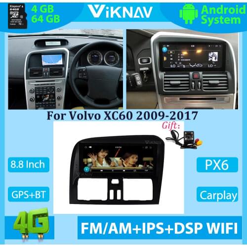 GPS for volvo xc60 radio auto dvd player 2009-2017 for volvo car auto Dash Cam GPS Player FM-radio online GPS Playback