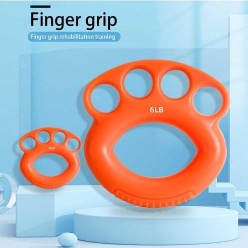 6/ 30 LB Silica Gel Portable Hand Grip Gripping Ring Carpal Expander Finger Trainer Grip Strength Rehabilitation Stress Ring
