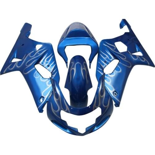 Customize Paint fairing kit for SUZUKI GSXR 600 750 2001 2002 2003, Blue Fairings GSXR600 GSXR750 01 02 03 PL122