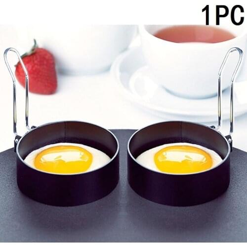 Supreme Quanlity1pc Ring Round Metal Stainless Steel NonStick Form Mold Breakfast Sandwich(00236x1)