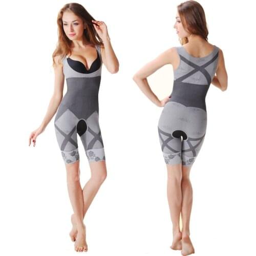 Hot Selling Bamboo Charcoal Magic Tailored Clothes Postpartum Belly Holding Buttock Lifting Corset One-piece Seamless Body-huggi