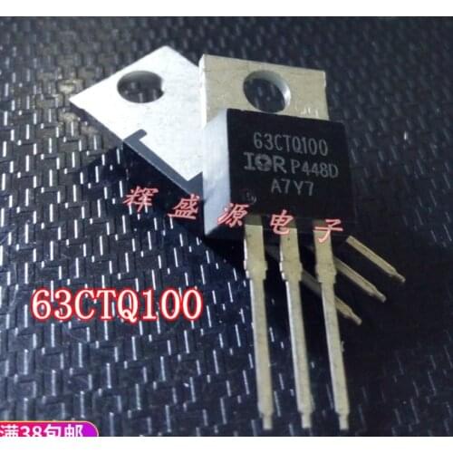 Xinyuan 10pcs/lot 63CTQ100 TO-220 63CTQ100PBF TO220 100V 63A new original