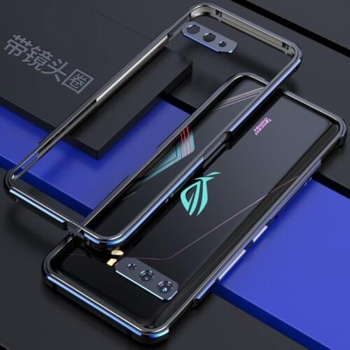 Metal Bumper Phone Case for ASUS ROG 3 Case Aluminium Frame Hard Protective Armor Cover for Gaming Phone ROG3 ROG 2 Bumper Coque