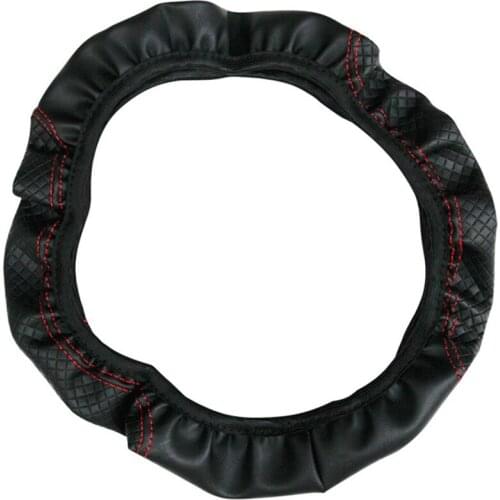 Skidproof Durable Car Steering Wheel Cover Fabric Handmade Auto Covers Fit For Most Cars Breathability