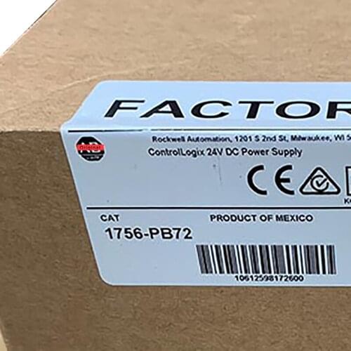 New Original 1756-PB72 PLC 18-32VDC Control Logix Standard Power Supply
