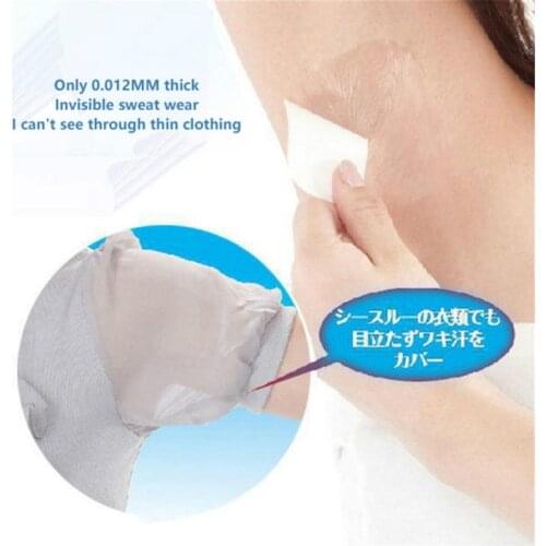 Disposable Armpit Sweat Pads perspiratio Absorbing Underarm Antiperspirant Transparent Sticker Odour Pad Tape Absorbing Scalable