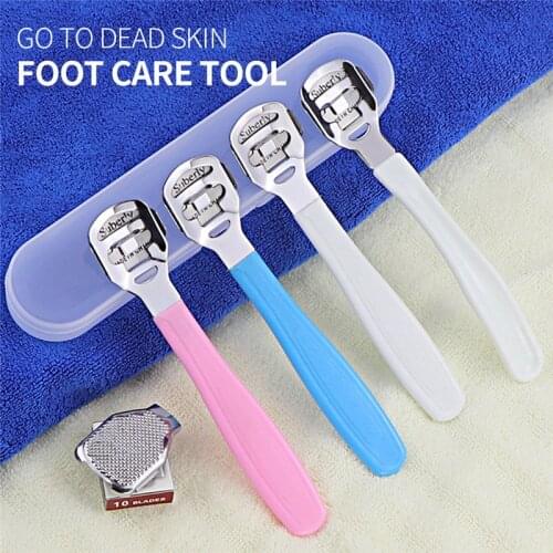 Professional Feet Care Tools Beauty Heel Cuticle Scraper Cutter Foot Care File Tool Pedicure Razor Blades Foot Dead Skin Shaver