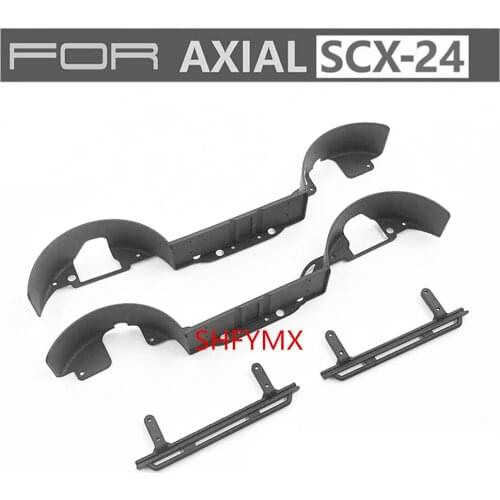 Rc Car Tires Lining With Metal Pedal For 1:24 Scale Remote Control Car Axial Scx24 CHEVROLET C-10 Toys Car Accessories Parts