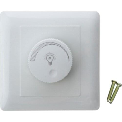 Adjustable AC220V 50Hz 100W Controller LED Dimmer Switch For Incandescent Lamp Light Downlight Brightness Controller