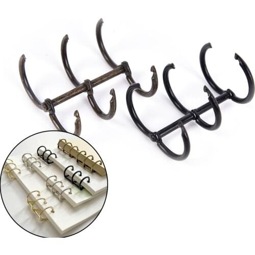 Loose-leaf Notebook Ring Metallic Ring School Supplies Pratical Ring Binder Stationery Accessories