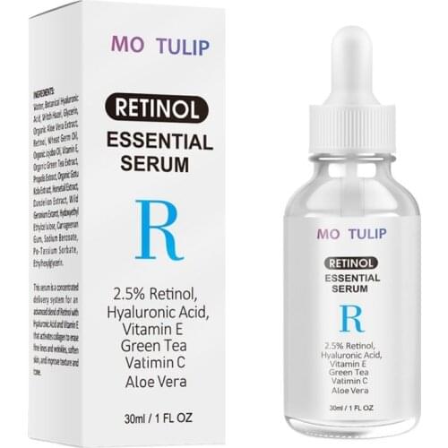 Hydrating Face Serum Retinol Stock Solution Moisturizing Shrinking Pores Anti-Wrinkle Anti-Ageing Face Serum Skin Care