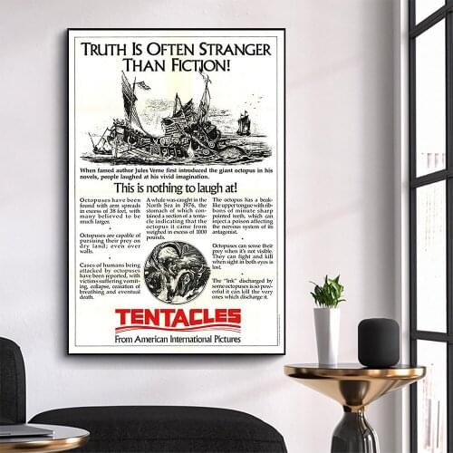 WM3153 Tentacles Wonderful Classic Movie HD Silk Fabric Poster Art Decor Indoor Painting Gift