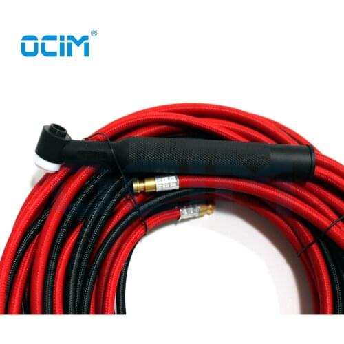 WP20F 12FT 4M Red super soft Hose Braided Cable 35-50 Connector