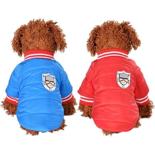 Pet Winter Pet Dog Clothes Jacket Pet Warm Printed Supply Clothing Outfit Thickening Jacket Coat Product