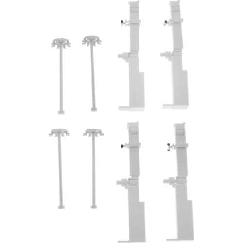 1/400 Scale Airport Passenger Bridge and Light Model Train Building Model Accessories