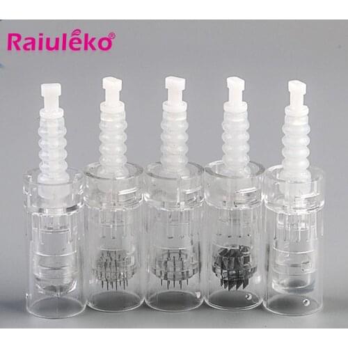 10PCS Micro Needle Bayonet Port Nano Cartridge Replacement for Derma Tools Microneedling 9 Pin/12 Pin/36 Pin Tattoo Needles Tip