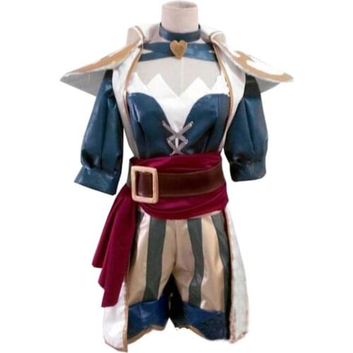 2017 Game LOL Miss Fortune Captain Pirate Cosplay Anime Costume