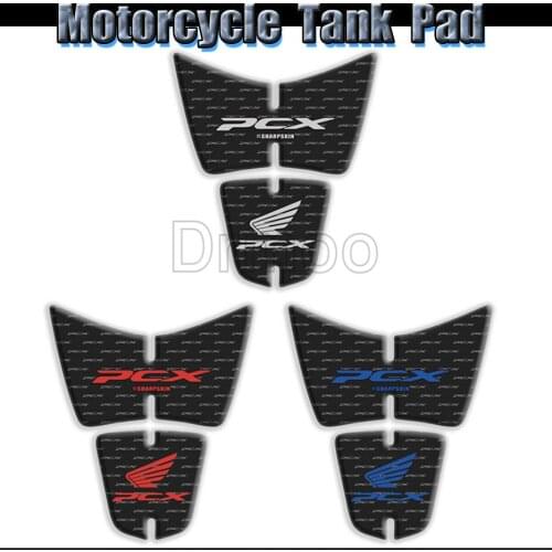 3D Resin Gel Motorcycle Accessories Tank Pad Sticker Protector Decal Emblem Case For Honda PCX150 2012-2017