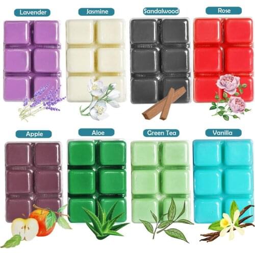 2.5oz Scented Wax Melts Handmade Plant Fragrance Soy Wax for Aroma Candles