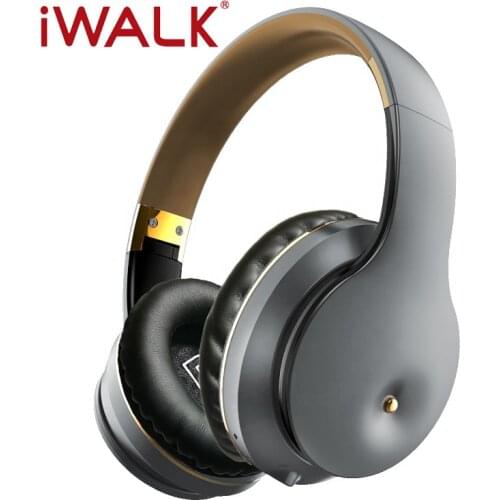 IWALK Wireless Bluetooth 5.0 Headset Foldable Earphones 100 Hours Long Standby Headphones for IPhone Xiaomi Huawei Samsung Ipad