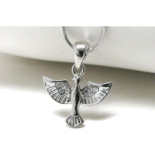 Fashion alloy animal pendant necklace 3.2cm bird charm women necklace one piece xy143