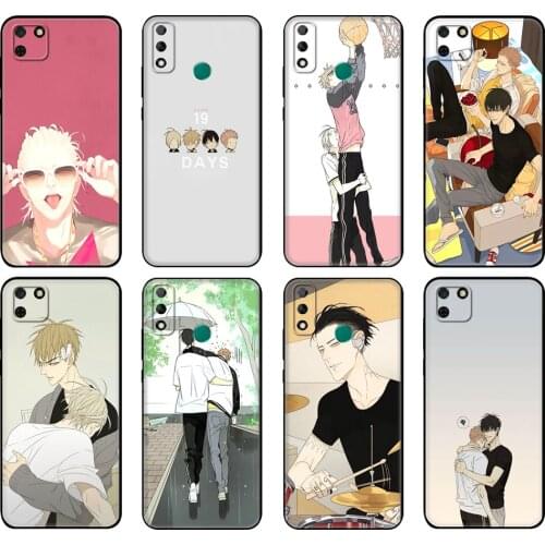 Black tpu Case For Huawei Y9S Y6S Y8S Y5P Y7P Y8P Case For Huawei Y5 lite Prime 2018 Y6 2019 Cover 19 Days