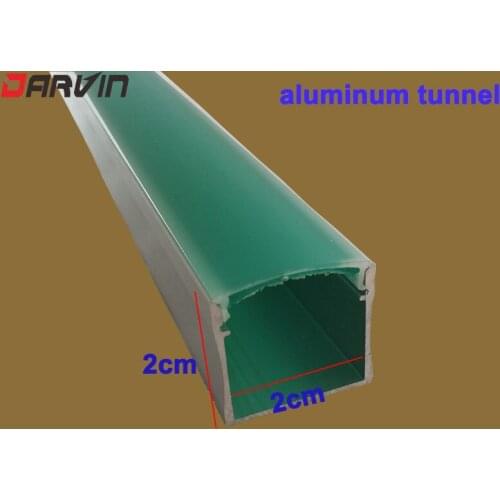 Colorful 50cm U Style Aluminium Channel Holder for LED Strip Light Bar Under Cabinet Lamp Kitchen 2cm inner diameter