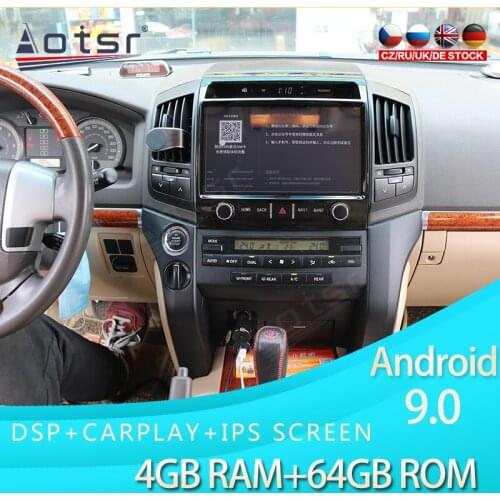 For Toyota Land Cruiser 4+64GB MAX-PAD Android Car Multimedia Player Car GPS Navigation Streaming Night Vision Camera Radio
