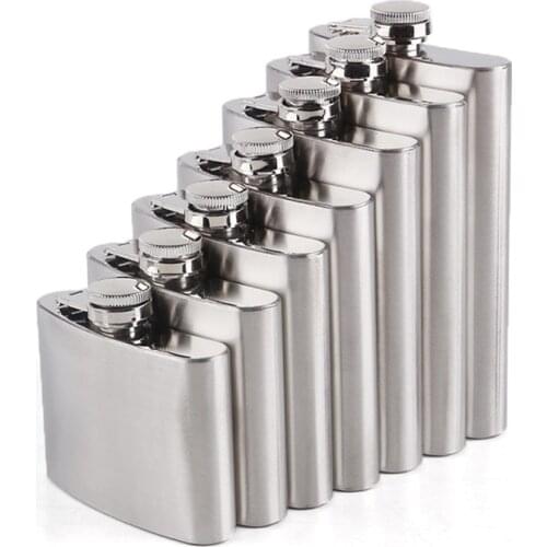 Stainless Steel Hip Flask Alcohol Bottle Pocket Set Cantil De Whiskey Drink Flasks Wisky Flasque Alcool Heupfles Flachman Gifts