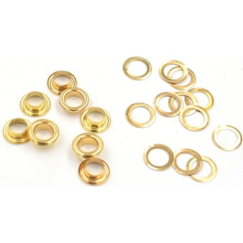 200pieces/lot) inner diameter 6mm Copper eyelets. brass corn.metal hole. Rivets. Button. Snap. Clothing accessories