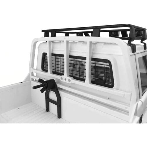 Metal Back Rear Window Guard Mesh Net for 1/10 KILLERBODY LC70 4WD RC Car Accessories