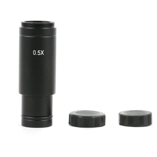 Agnicy Microscope Camera Industrial Camera 0.5X Times CCD Interface Adapter to Reduce Electronic Eyepiece C Interface